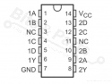 IC 74HC20 Dual 4-Input Positive-NAND 